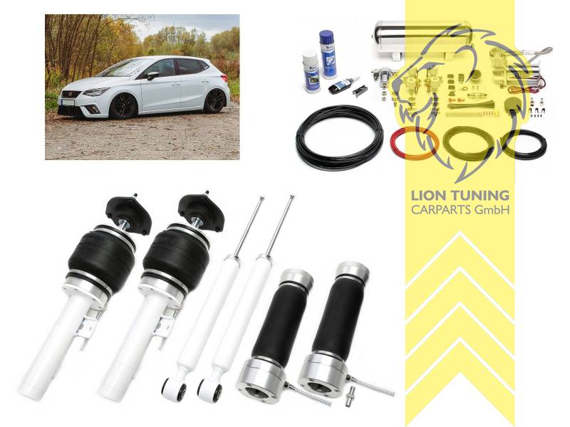 11,5L Tank chrom / ViAir Kompressor chrom, fest, weiss, Stahl verzinkt, Eintragungspflichtig / Teilegutachten wird nach Kauf spezifisch ausgestellt